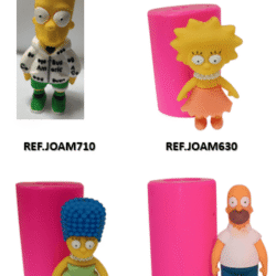 molde de los simpson