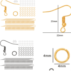 Gancho para Aretes - Gancho Frances