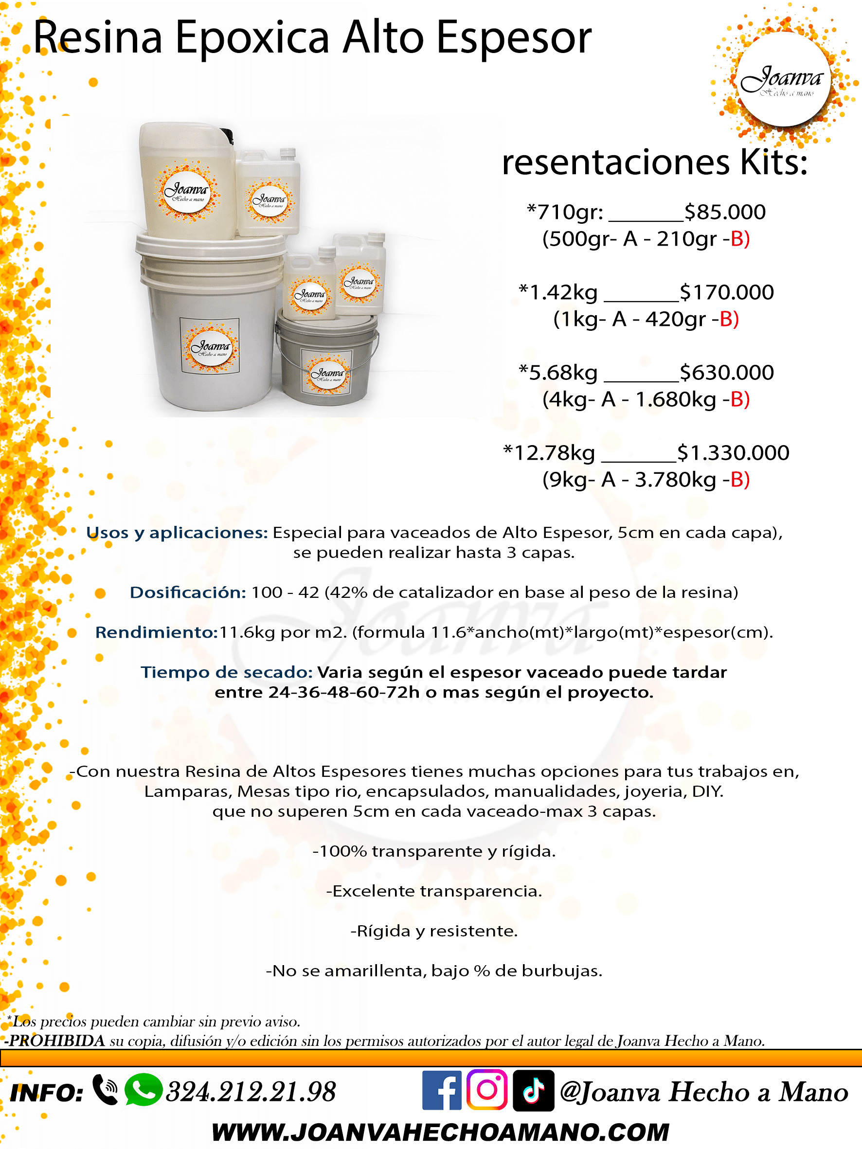 Resina Epóxica de Altos Espesores