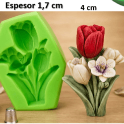 Molde de Ramo x4 Flores REF. J1087