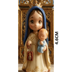 Molde de Silicona Virgen del Carmen Mini REF. J1142