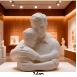 Molde de Silicona Papà con niño REF. J1149