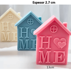 Molde de Silicona Casa HOME REF. J1146