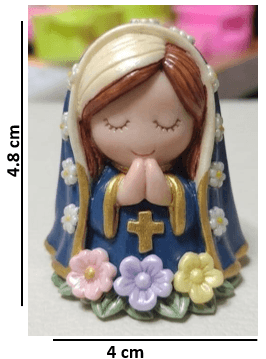Molde de silicona de virgen Ref. 1111