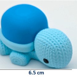 Molde de silicona de Tortuga tejido Ref. 1175