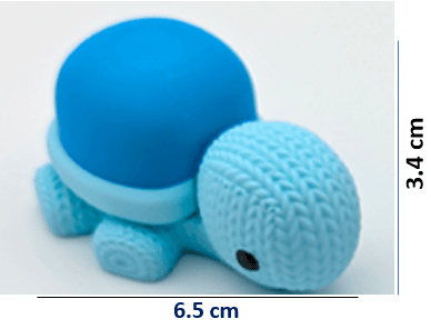 Molde de silicona de Tortuga tejido Ref. 1175