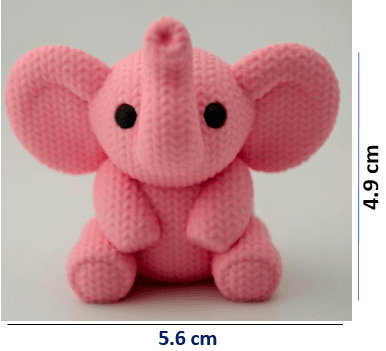 Molde de silicona de Elefante tejido Ref. 1179