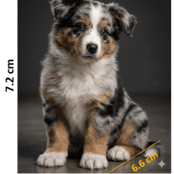 Molde de silicona de Perro Border Collie Ref. 1173