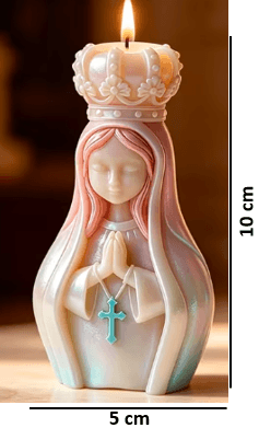 Molde de silicona de Virgen Ref. 1184
