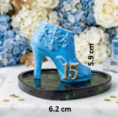 Molde de silicona de Zapato 2D 15 Años Ref. 1195