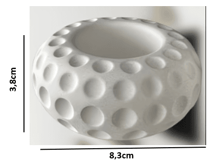 Molde de silicona de Maceta Ref. 1221