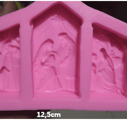 Molde de silicona de navidad nacimiento REF. 1256