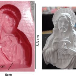 Molde de silicona de Sagrado Corazón Ref. 167
