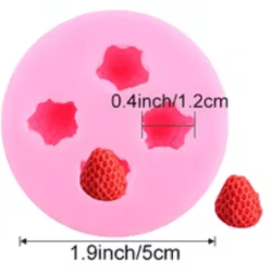 Molde de silicona de Fresas Ref.320